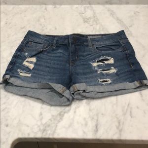 Aeropostale Denim Jean Girls Midi- Shorts Size 6